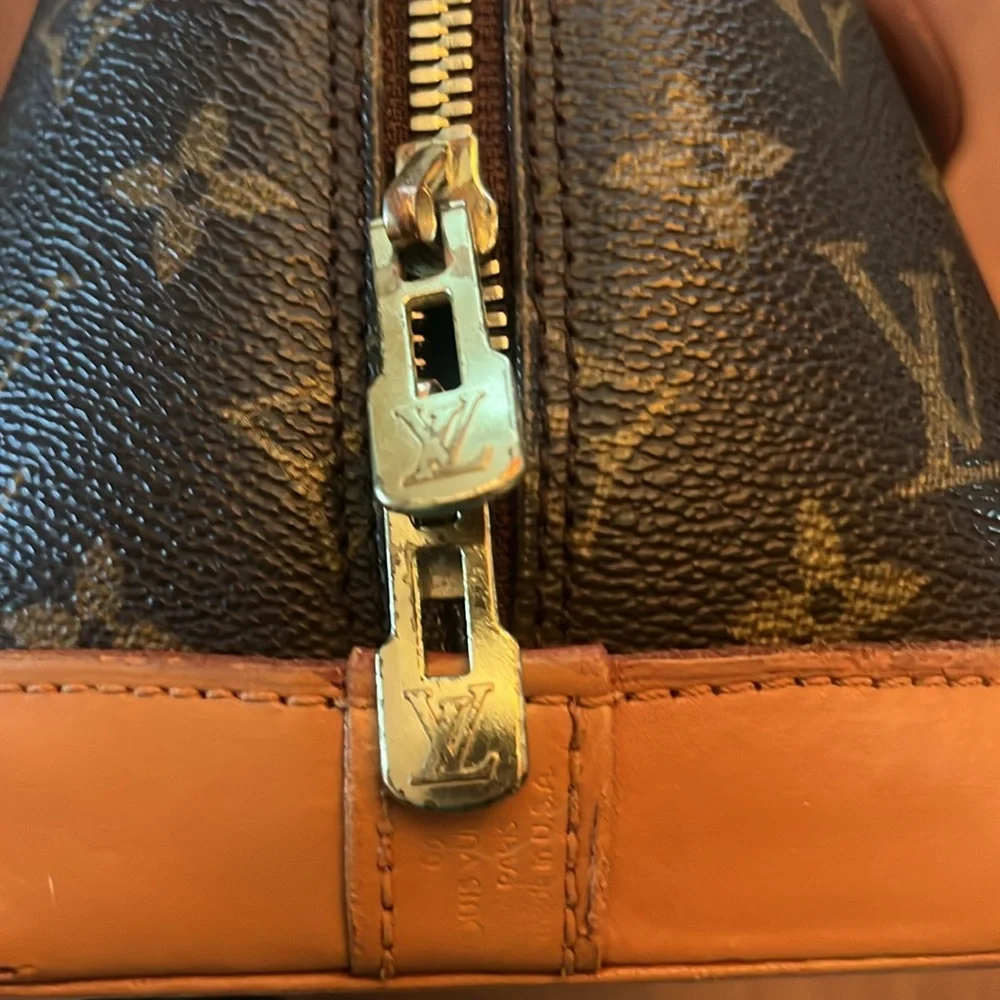 Louis Vuitton Brown Monogram Alma Tote